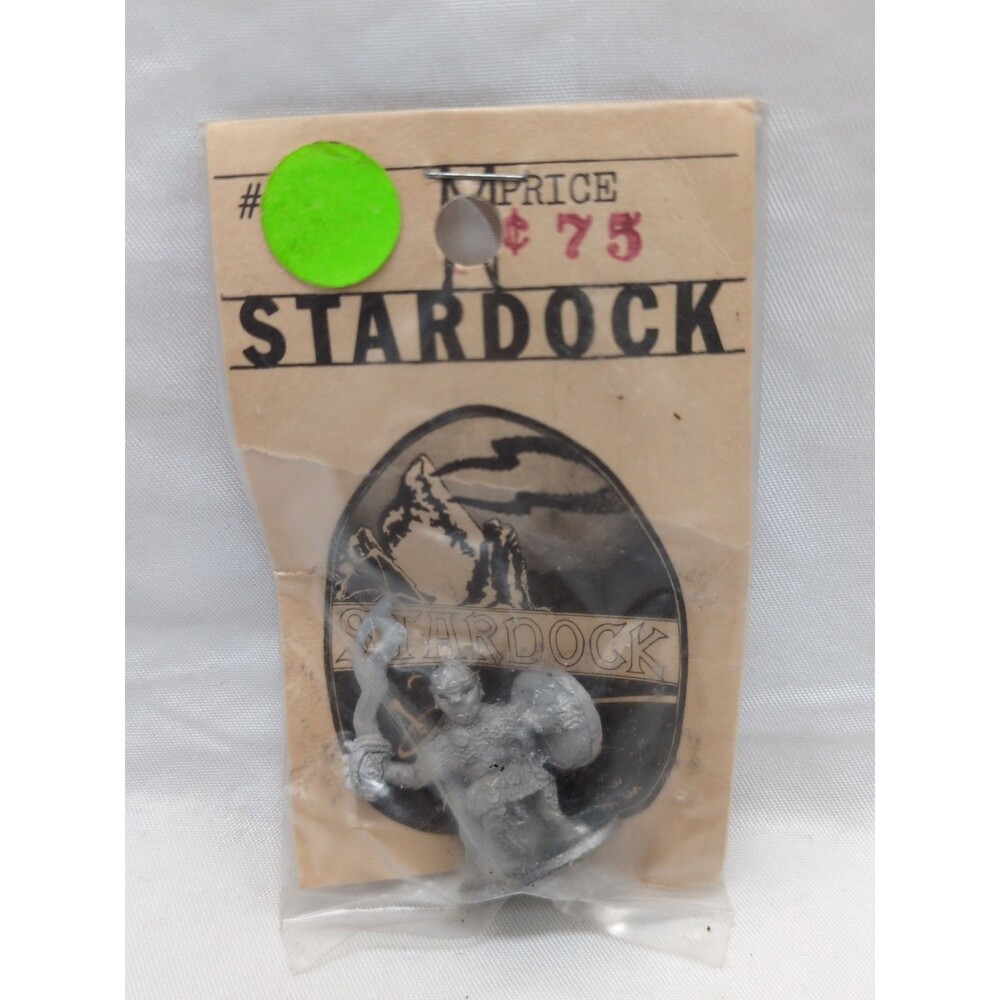 Vintage Stardock Metal Goblin With Sword And Shield Miniature 1 1/4" Ral Partha